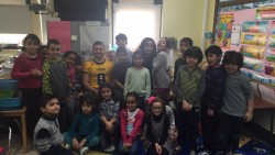 Fordson Football Players Read to McDonald Students (GO TRACTORS!!!)